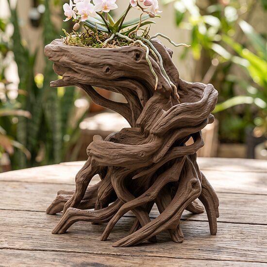 Diseños botánicos impresos en 3D